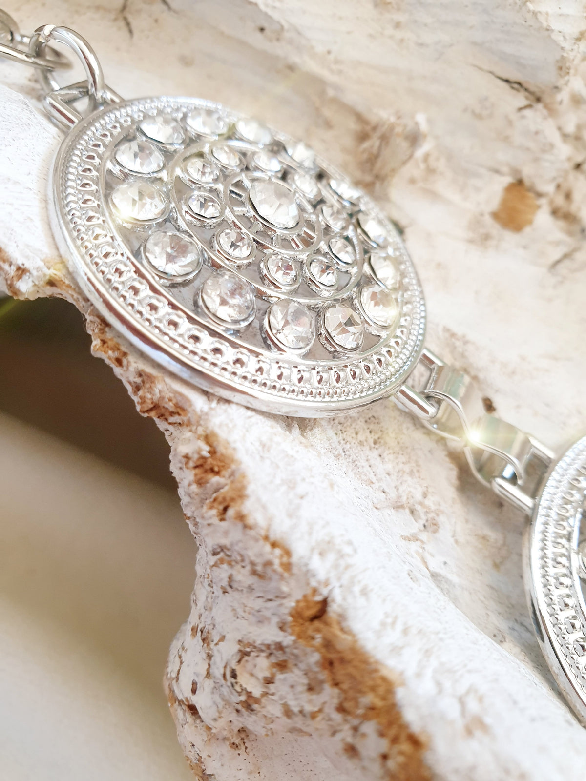 Taschengurtverlängerung kette Metall mit Strass