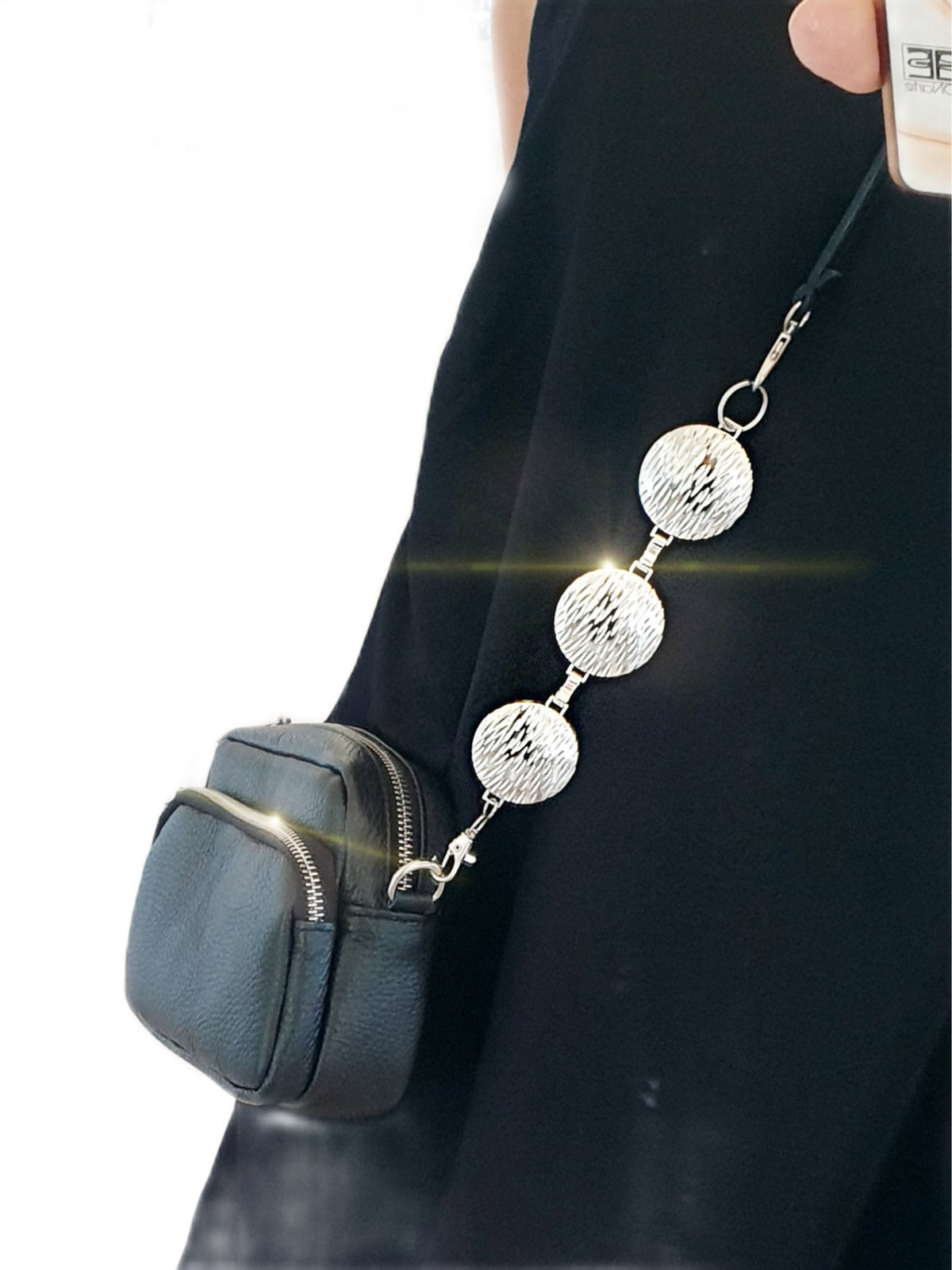Metallkette zum Verlängern von Taschengurten